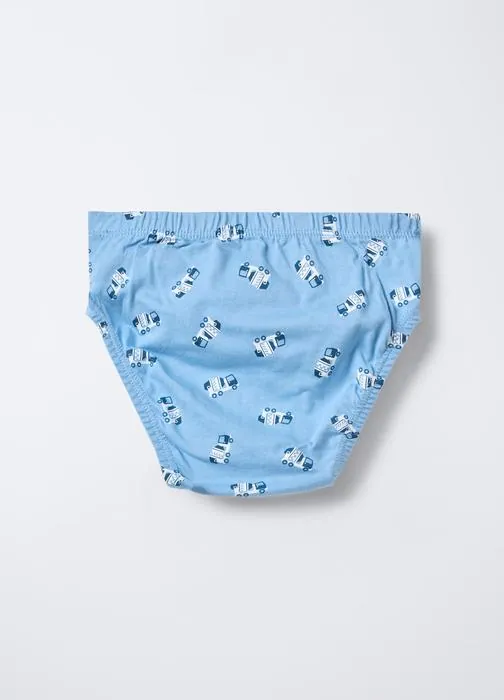 Pack 5 slip in jersey di puro cotone bambino
