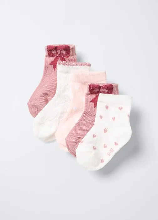 Paket od 5 pari kratkih čarapa za bebe