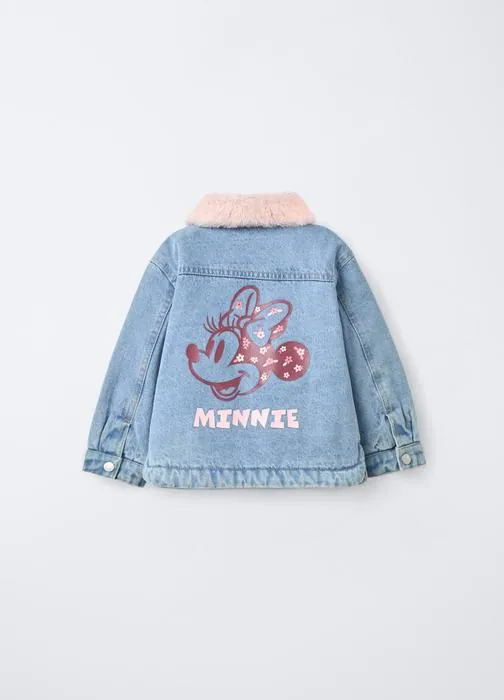 Giacca Disney in denim misto cotone bimba
