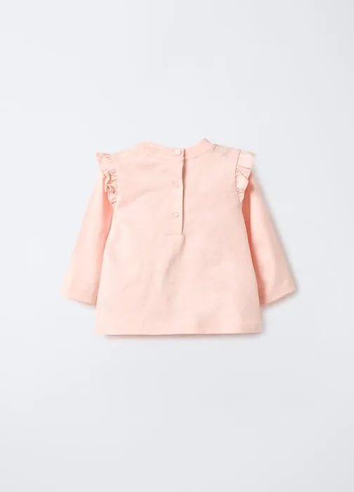 T-shirt in jersey di puro cotone neonata