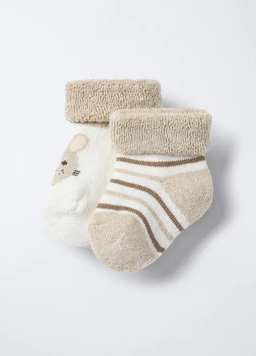 Paket od 2 para čarapa s jacquard uzorkom