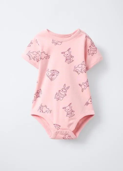 Rebrasti bodi od čistog pamuka za bebe