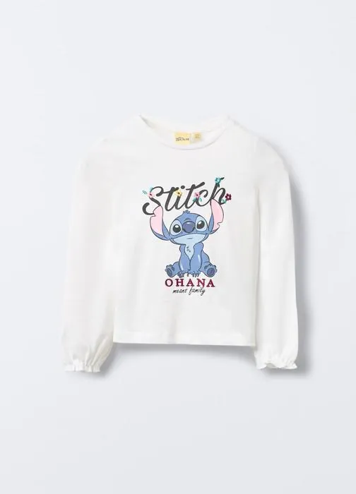 T-shirt in jersey girocollo Disney di puro cotone bambina