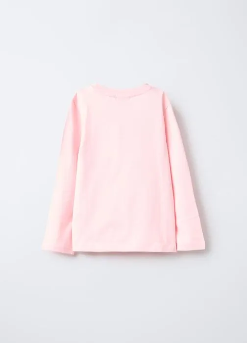 T-shirt in jersey di puro cotone bambina
