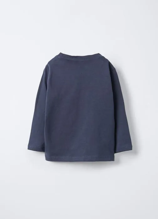 T-shirt girocollo in jersey di puro cotone bimbo