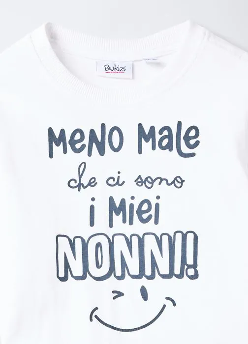T-shirt in jersey di puro cotone bimbo