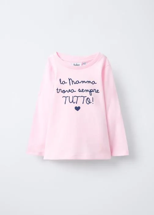 T-shirt in jersey di puro cotone bimba