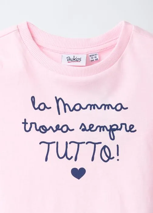 T-shirt in jersey di puro cotone bimba