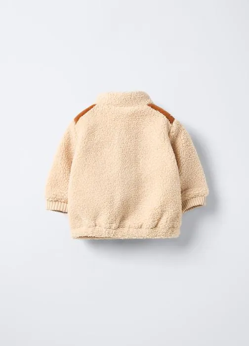 Giacca in sherpa neonato