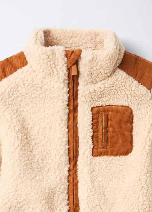 Giacca in sherpa neonato