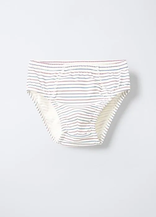 Pack 5 slip in jersey di puro cotone bambino