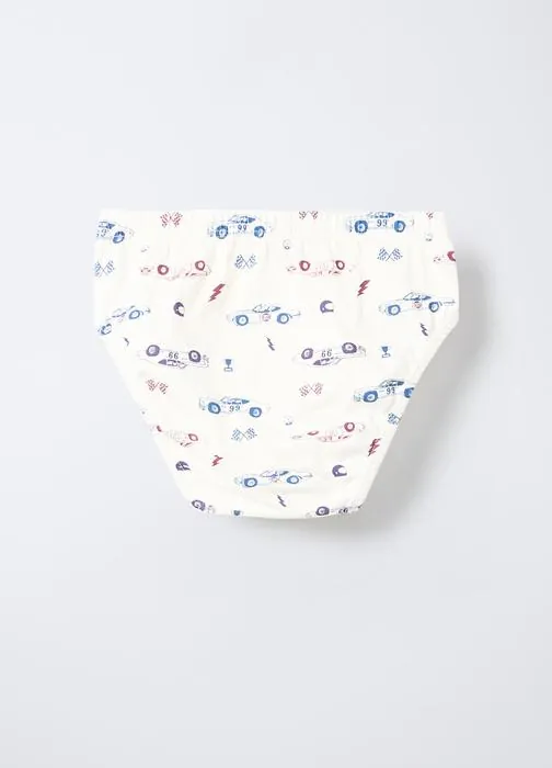 Pack 5 slip in jersey di puro cotone bambino