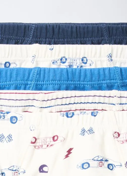Pack 5 slip in jersey di puro cotone bambino