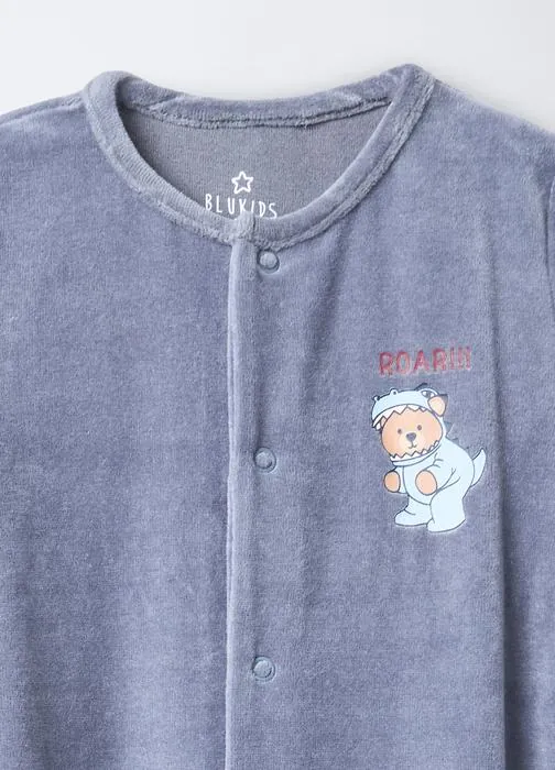 Paket od 2 baršunastih pidžama za bebe