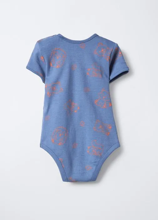 Body in interlock di puro cotone neonato