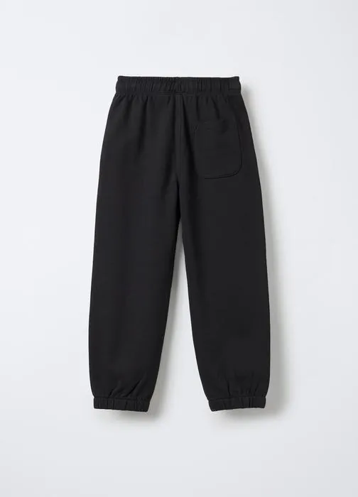 Jogger in puro cotone garzato Comfort Regular Fit bambino