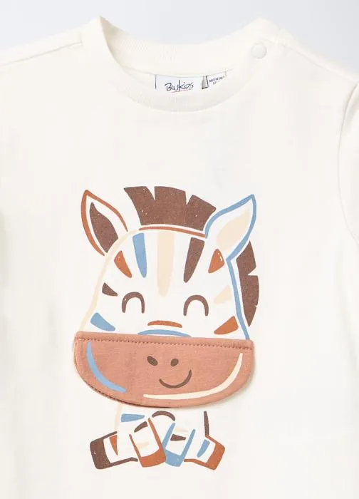T-shirt in jersey di puro cotone bimbo