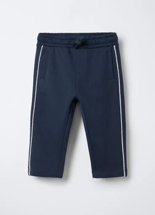 Jogger in cotone garzato misto viscosa Comfort Fit bimbo