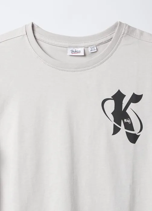 T-shirt in jersey di puro cotone ragazzo