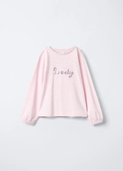 Djevojačka majica Boxi Fit