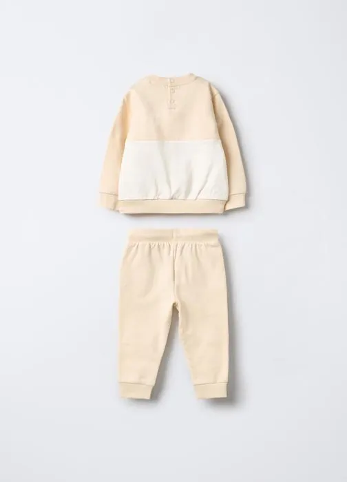 Jogging set in felpa di puro cotone bimbo