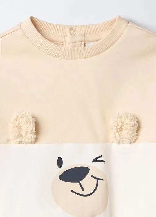 Jogging set in felpa di puro cotone bimbo