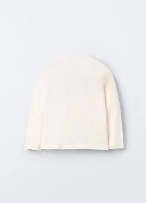 T-shirt in jersey di puro cotone bambina