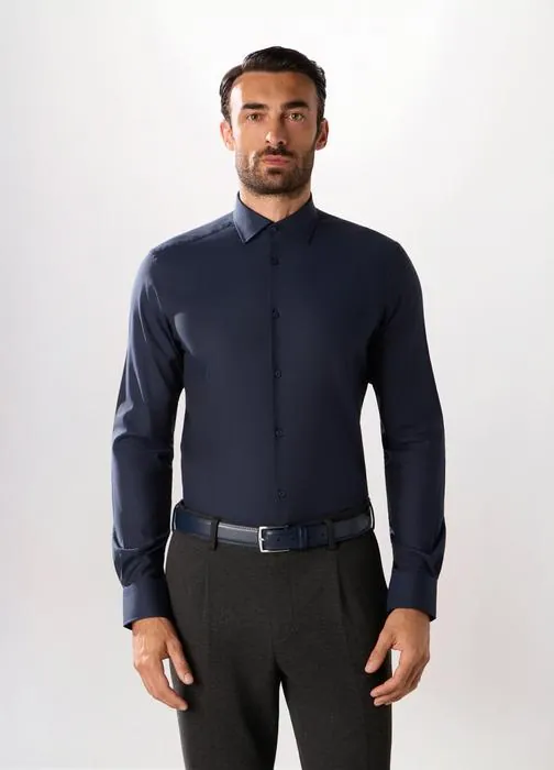 Muška slim fit košulja od pikea