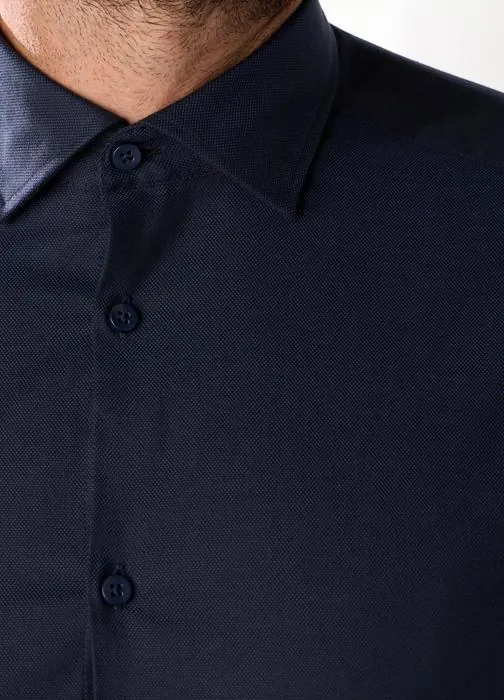 Muška slim fit košulja od pikea