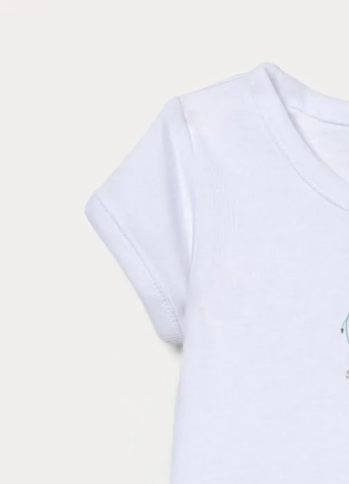 Paket od 3 rebrasta bodija za bebe