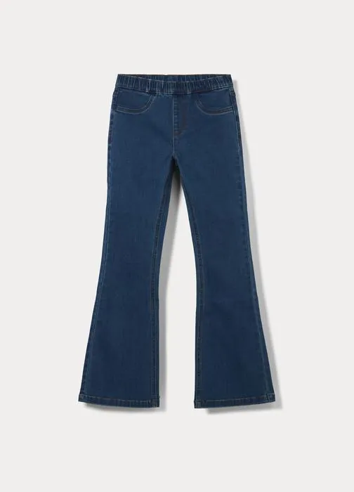 Ženske jeggings hlače flare kroja