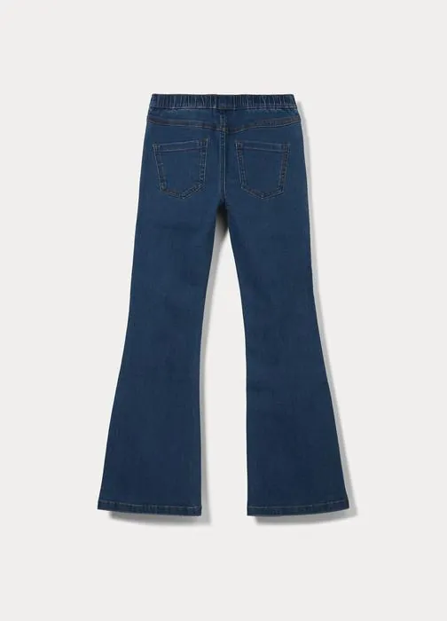 Ženske jeggings hlače flare kroja