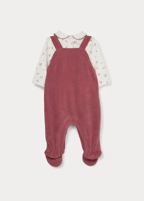 Set in interlock di puro cotone neonata
