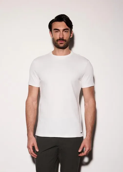Muška majica slim fit od pamučnog džerseja