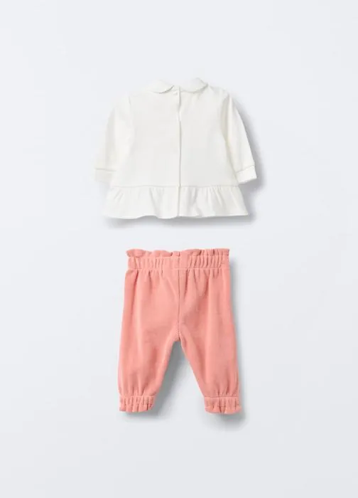 Set Disney in interlock di puro cotone neonata