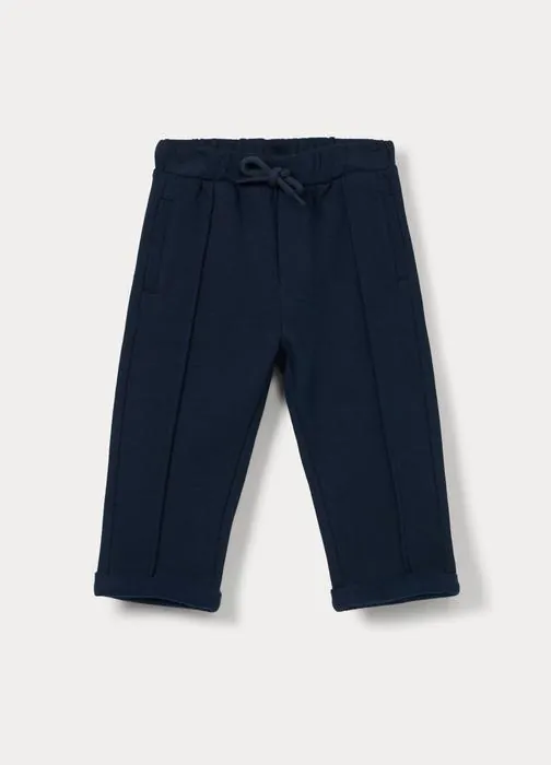 Pantaloni in french terry di puro cotone bimbo