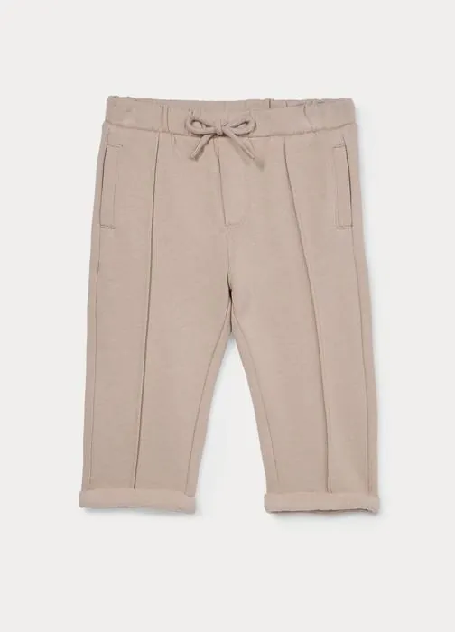 Jogger in french terry di puro cotone bimbo