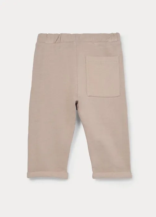 Jogger in french terry di puro cotone bimbo