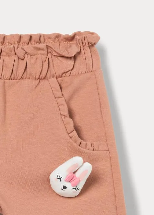 Hlače s paperbag strukom za bebe