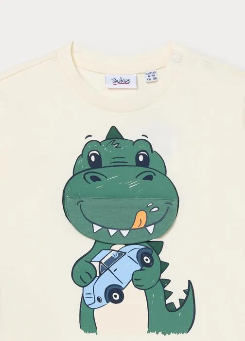 T-shirt in jersey di puro cotone bimbo