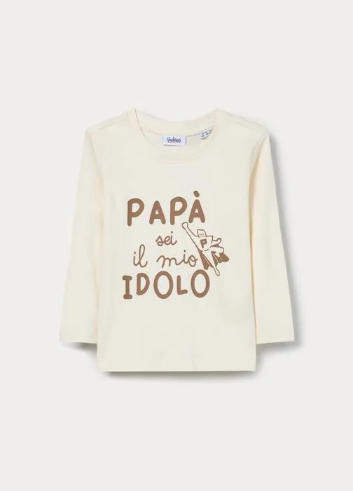 T-shirt in jersey di puro cotone bimbo