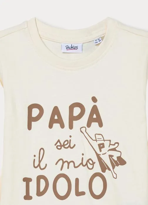 T-shirt in jersey di puro cotone bimbo