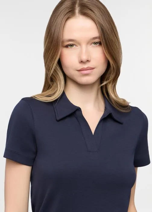 Polo majica rebraste strukture