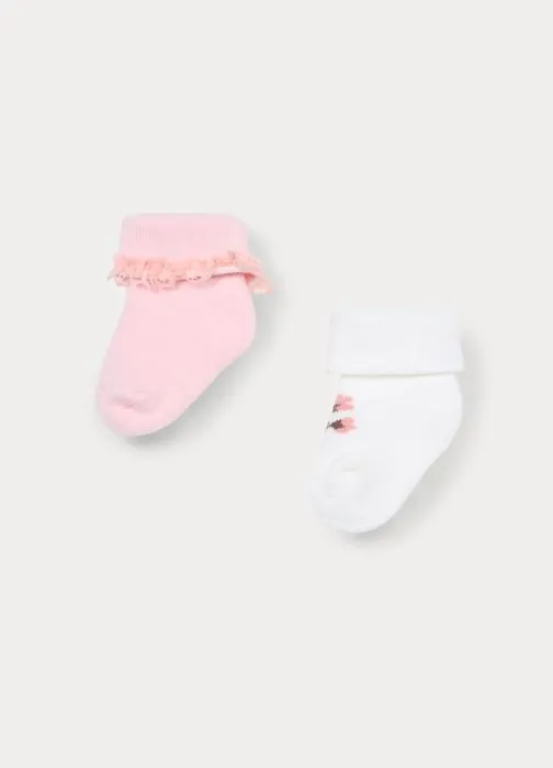 Paket od 2 para kratkih čarapa od frotira za bebe