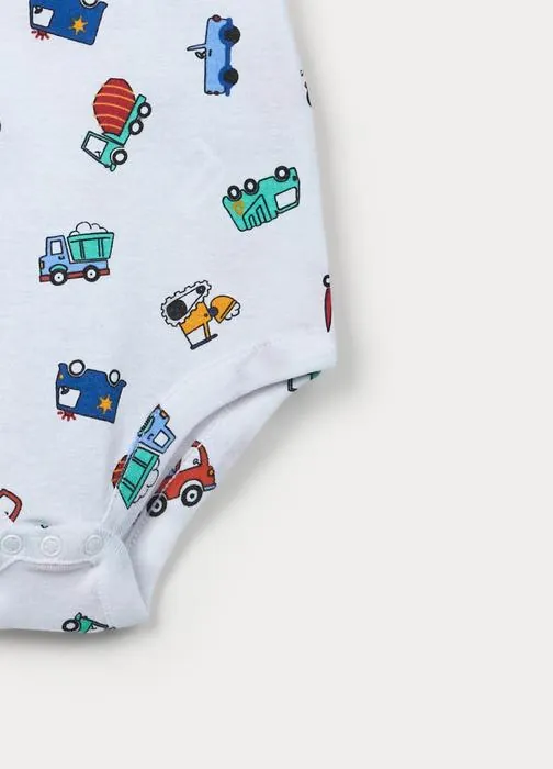 Paket od 3 rebrasta bodija za bebe dječake