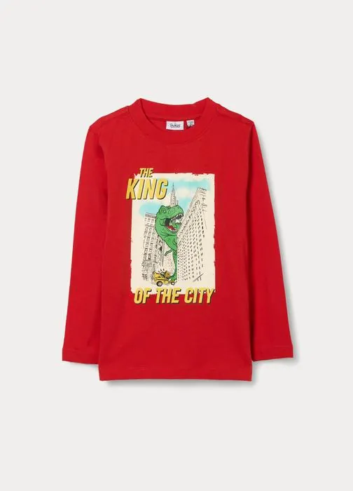 T-shirt in jersey di puro cotone bambino