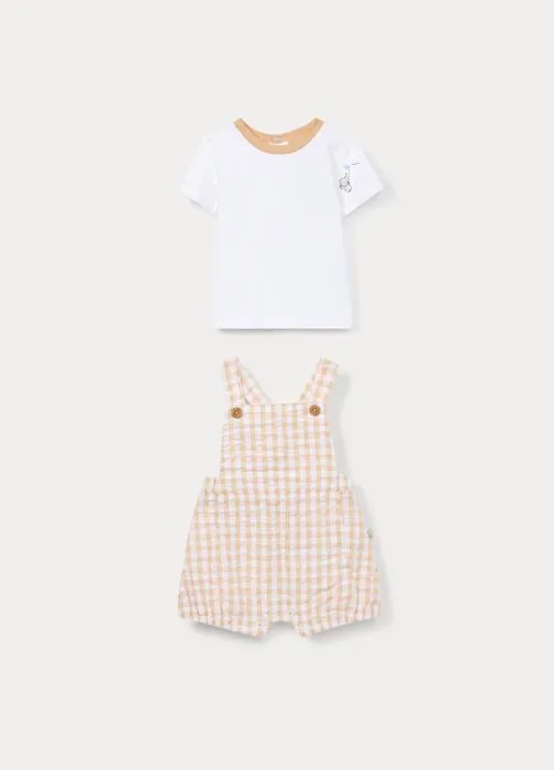 Set za bebe s kratkim rukavima i salopetama