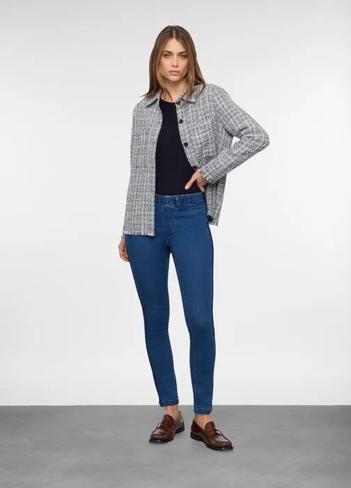 Ženski shacket s jacquard uzorkom