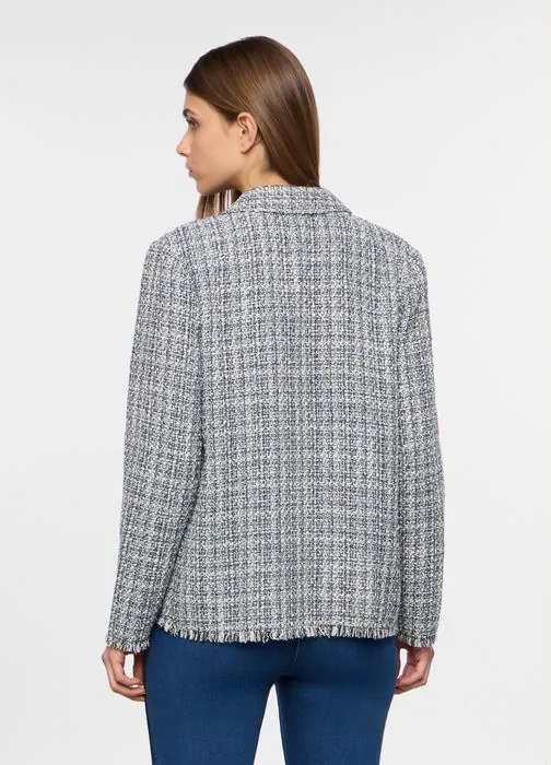 Ženski shacket s jacquard uzorkom