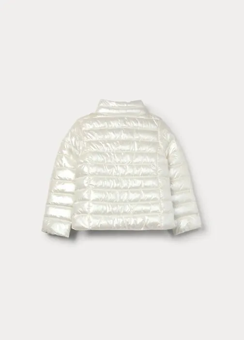 Giubbino imbottito full zip bambina